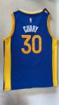 NBA 30 Curry Warriors 22-23 Maillot bleu